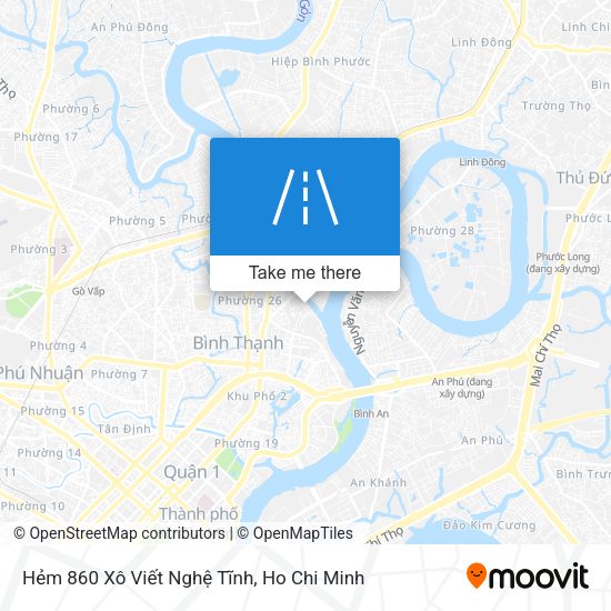 Hẻm 860 Xô Viết Nghệ Tĩnh map