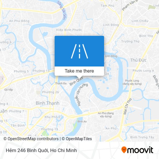 Hẻm 246 Bình Quới map
