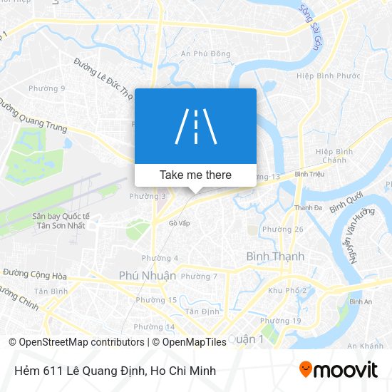 Hẻm 611 Lê Quang Định map