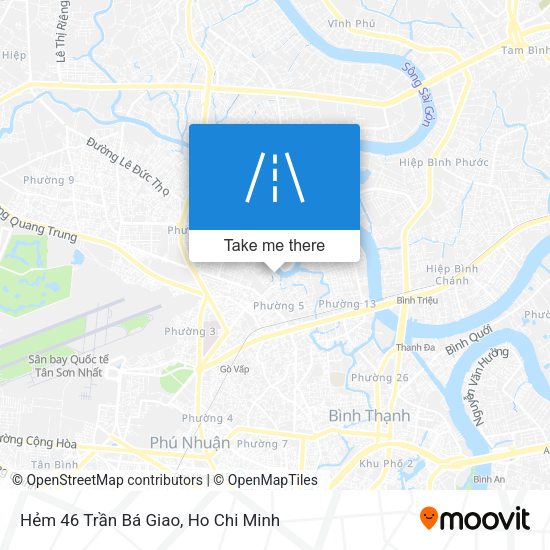 Hẻm 46 Trần Bá Giao map