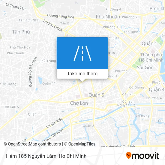 Hẻm 185 Nguyễn Lâm map