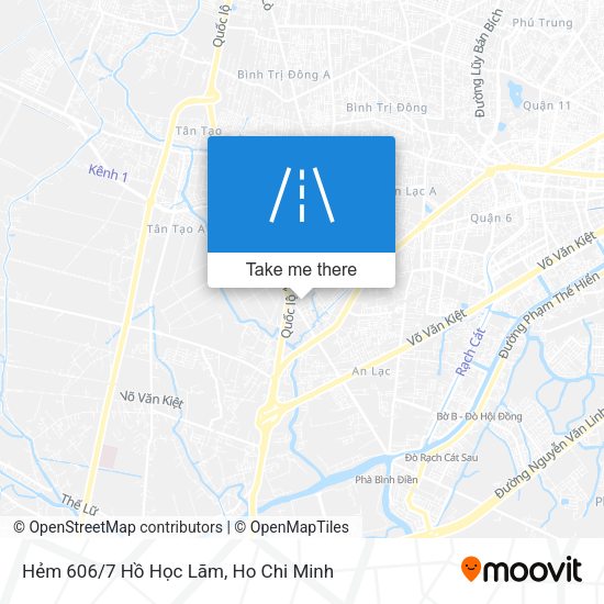 Hẻm 606/7 Hồ Học Lãm map