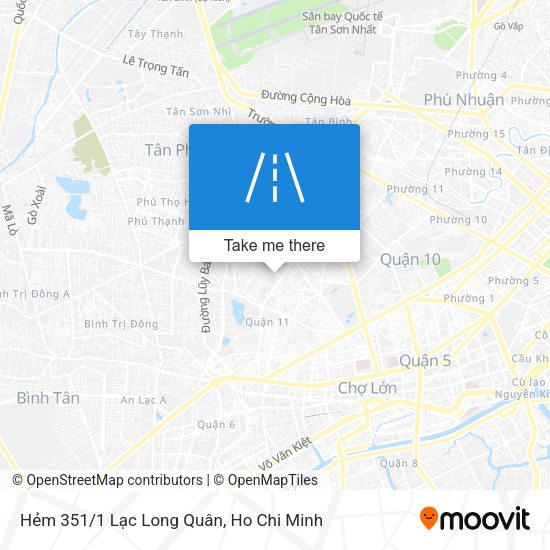 Hẻm 351/1 Lạc Long Quân map