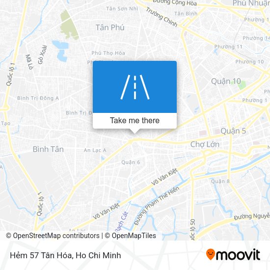 Hẻm 57 Tân Hóa map