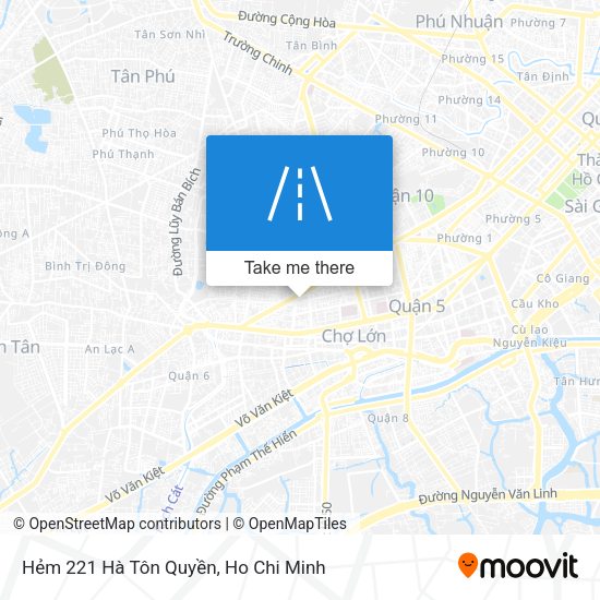 Hẻm 221 Hà Tôn Quyền map