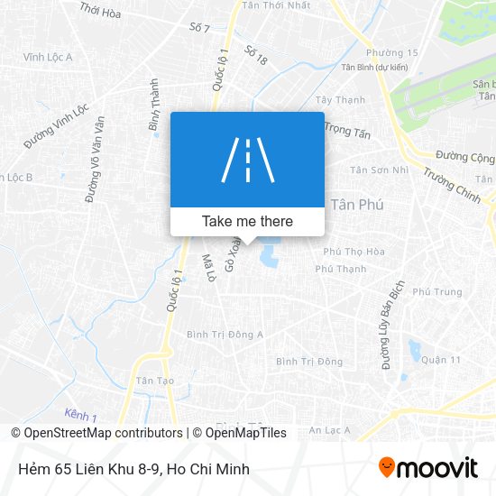 Hẻm 65 Liên Khu 8-9 map