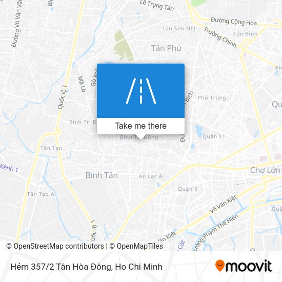 Hẻm 357/2 Tân Hòa Đông map