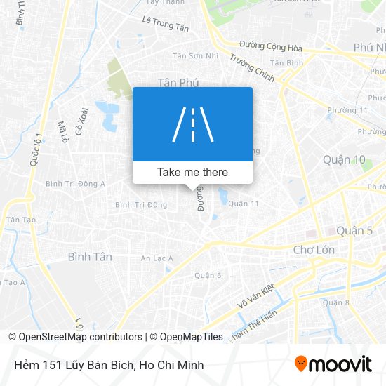 Hẻm 151 Lũy Bán Bích map