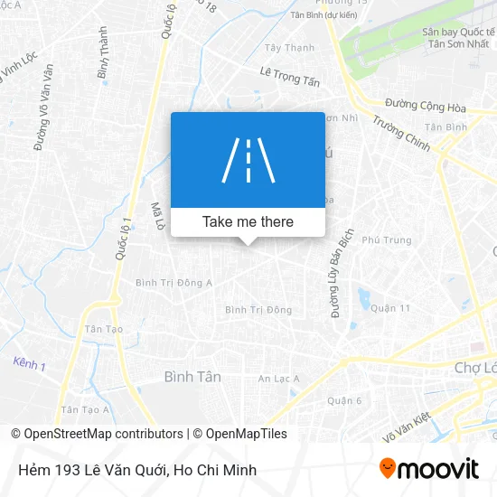 Hẻm 193 Lê Văn Quới map