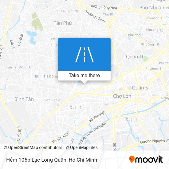 Hẻm 106b Lạc Long Quân map