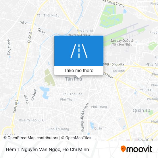 Hẻm 1 Nguyễn Văn Ngọc map