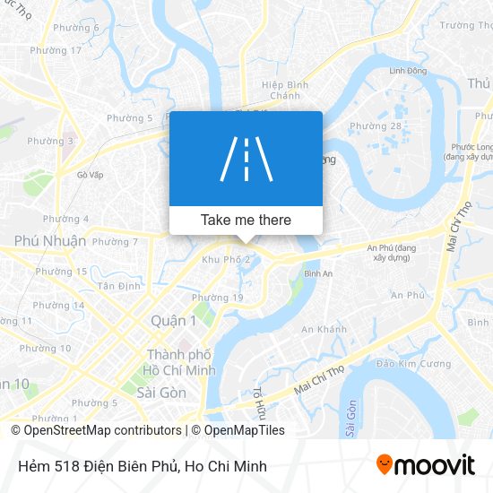 Hẻm 518 Điện Biên Phủ map