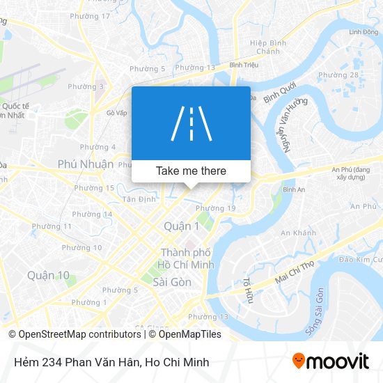 Hẻm 234 Phan Văn Hân map