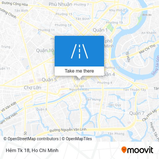 Hẻm Tk 18 map