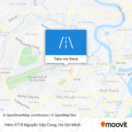 Hẻm 97/9 Nguyễn Văn Công map