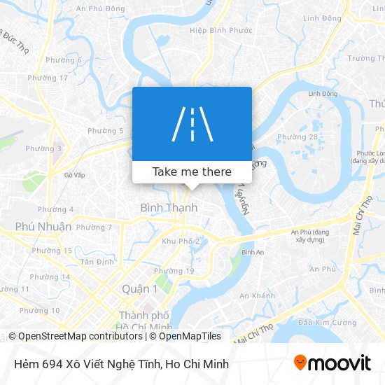 Hẻm 694 Xô Viết Nghệ Tĩnh map