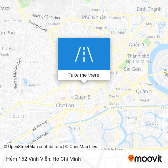 Hẻm 152 Vĩnh Viễn map