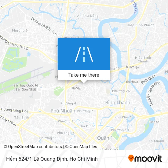 Hẻm 524/1 Lê Quang Định map