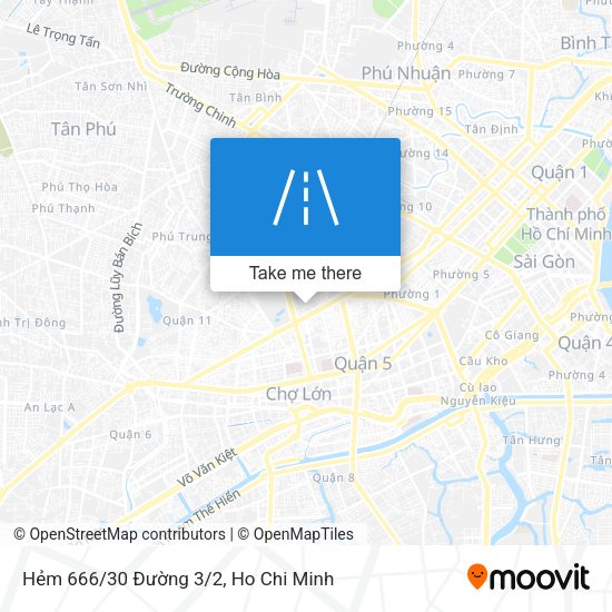 Hẻm 666/30 Đường 3/2 map