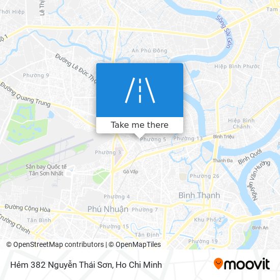 Hẻm 382 Nguyễn Thái Sơn map