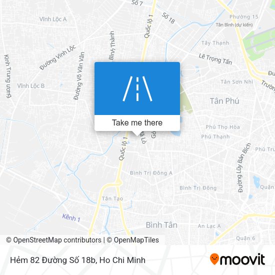 Hẻm 82 Đường Số 18b map