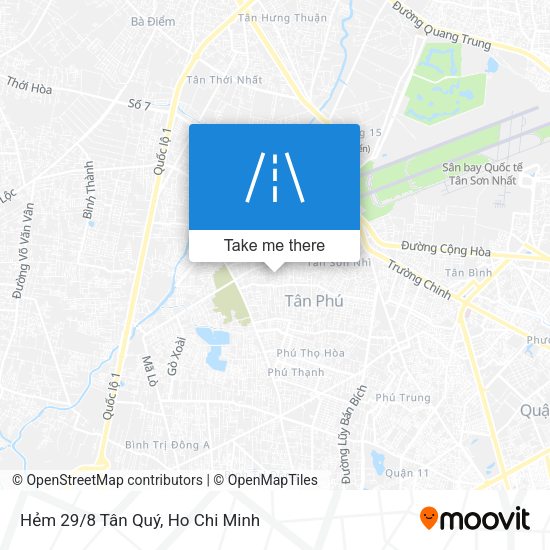 Hẻm 29/8 Tân Quý map
