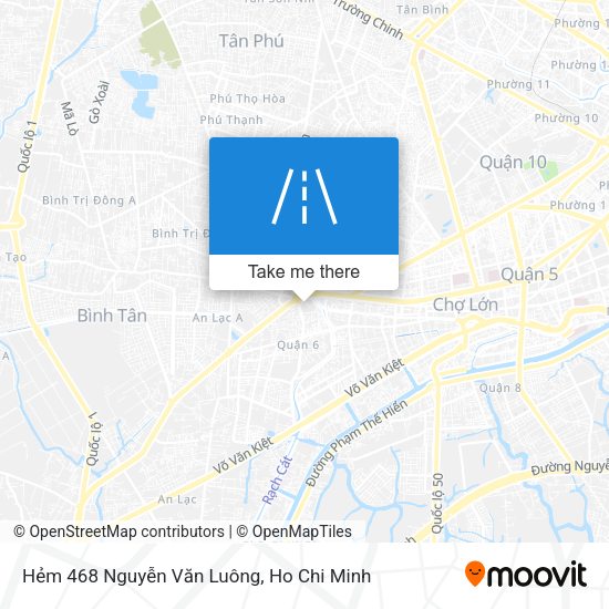 Hẻm 468 Nguyễn Văn Luông map