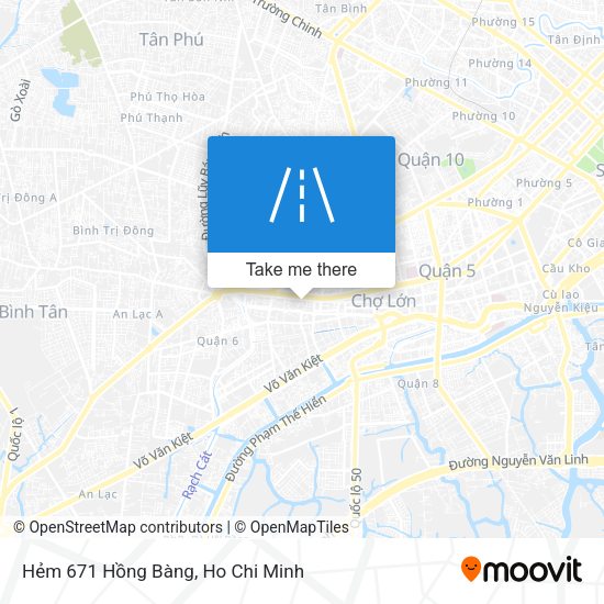 Hẻm 671 Hồng Bàng map