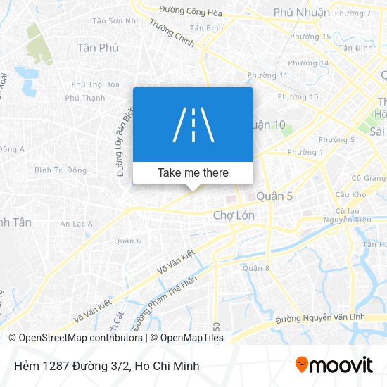 Hẻm 1287 Đường 3/2 map