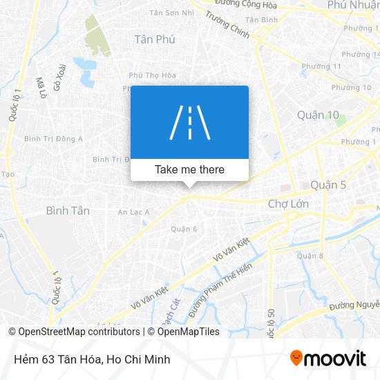 Hẻm 63 Tân Hóa map