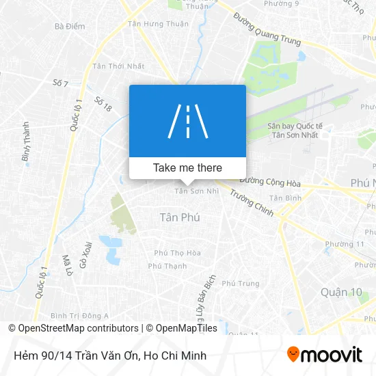 Hẻm 90/14 Trần Văn Ơn map