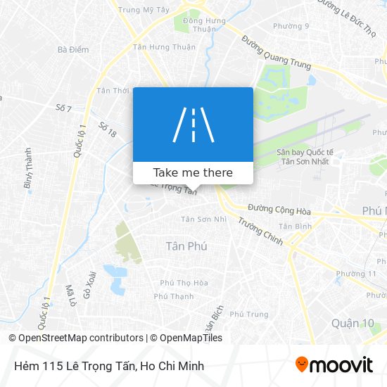 Hẻm 115 Lê Trọng Tấn map