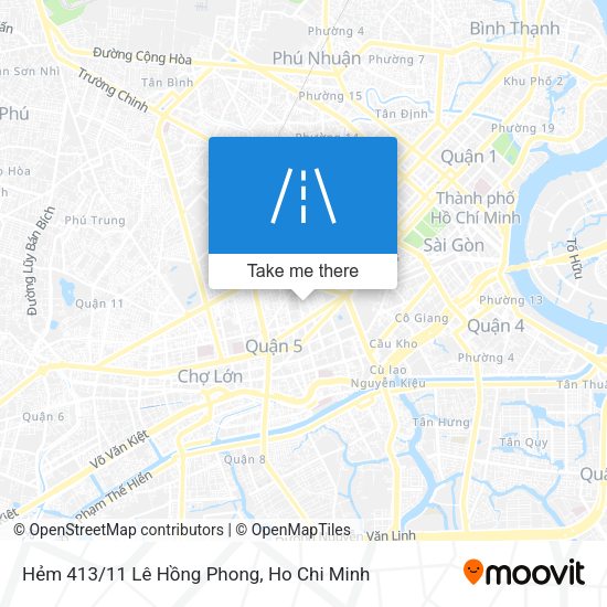 Hẻm 413/11 Lê Hồng Phong map