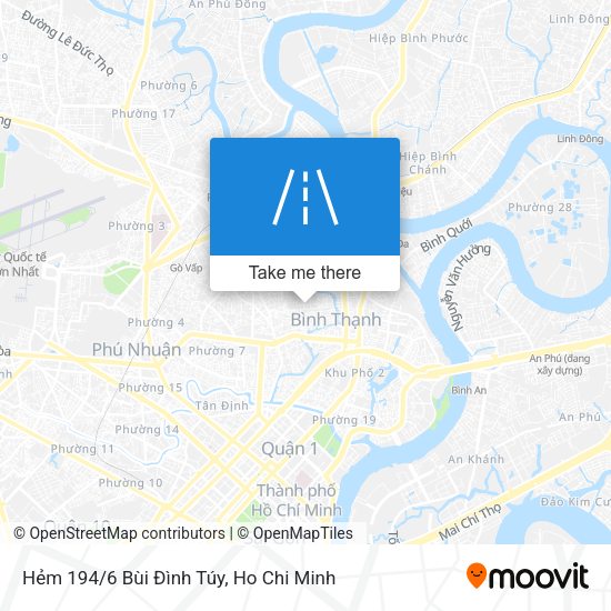 Hẻm 194/6 Bùi Đình Túy map
