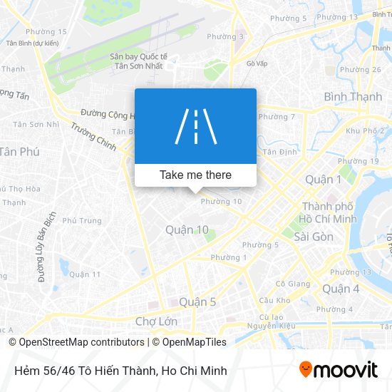 Hẻm 56/46 Tô Hiến Thành map