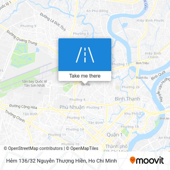 Hẻm 136/32 Nguyễn Thượng Hiền map