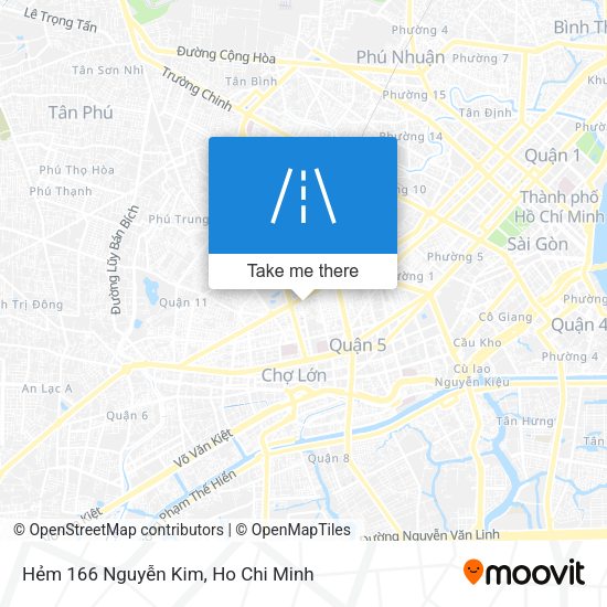 Hẻm 166 Nguyễn Kim map