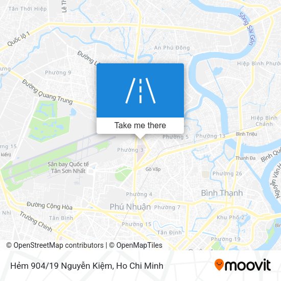 Hẻm 904/19 Nguyễn Kiệm map