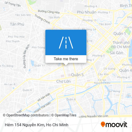 Hẻm 154 Nguyễn Kim map