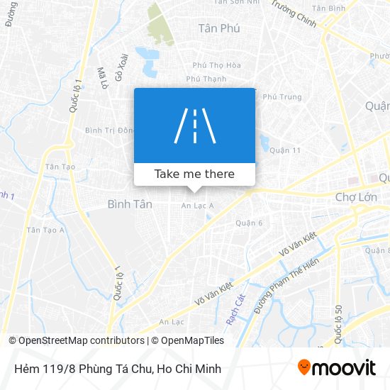 Hẻm 119/8 Phùng Tá Chu map