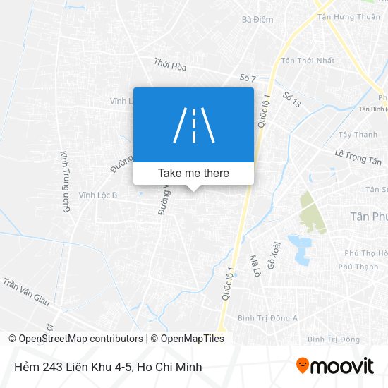 Hẻm 243 Liên Khu 4-5 map