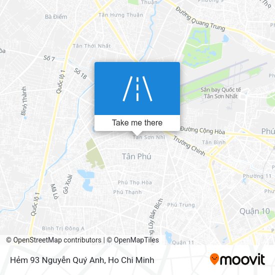 Hẻm 93 Nguyễn Quý Anh map