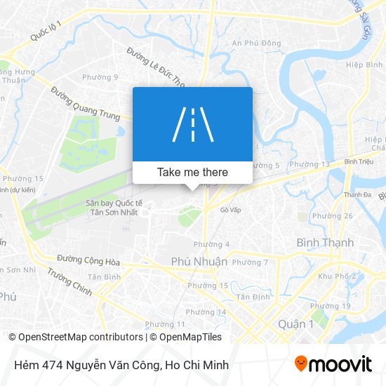 Hẻm 474 Nguyễn Văn Công map