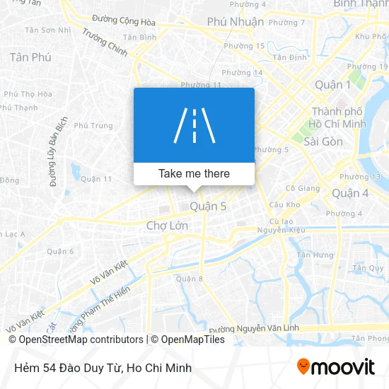 Hẻm 54 Đào Duy Từ map