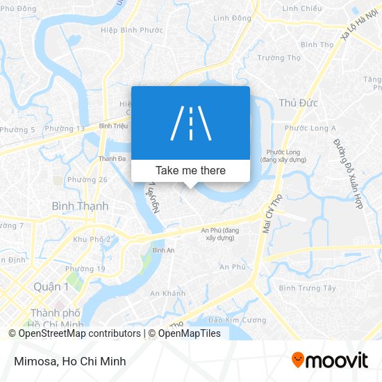 Mimosa map