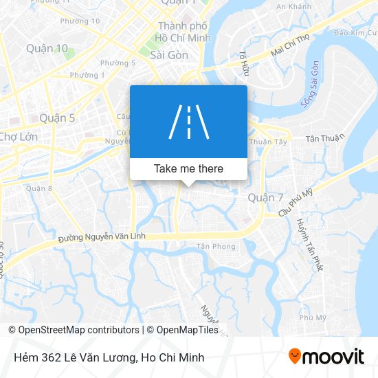 Hẻm 362 Lê Văn Lương map
