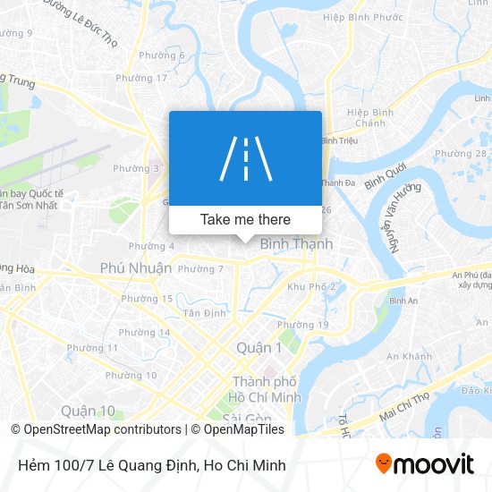 Hẻm 100/7 Lê Quang Định map