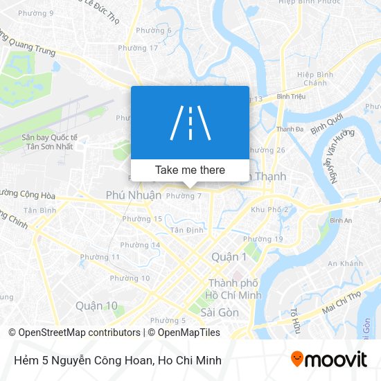 Hẻm 5 Nguyễn Công Hoan map