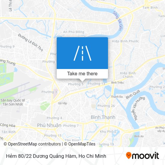Hẻm 80/22 Dương Quảng Hàm map