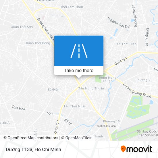 Dường T13a map